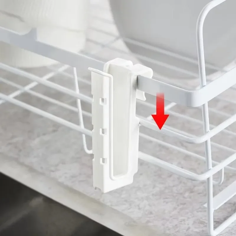 Cup Hanging Rack Home Wall-mounted Upside-down Draining Cup Multifunctional Storage Rack Nail-free Drinking Fountain Living Room image 3