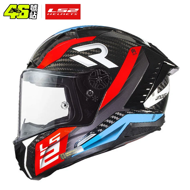 LS2 THUNDER FF805 Full Face Motorcycle Helmet ls2 Carbon Fiber Helmets Cascos Para Moto Capacete De Motocicleta