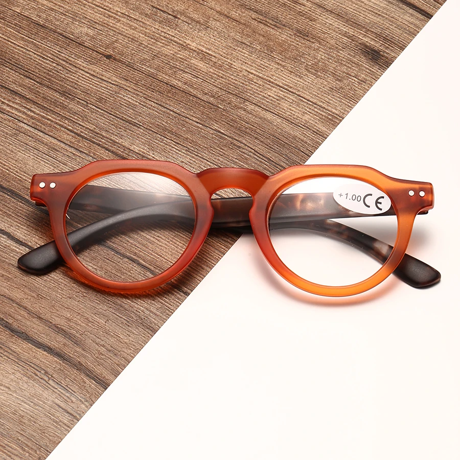 Retro fosco tartaruga perna moda óculos de leitura personalidade artística óculos design clássico acessórios ópticos
