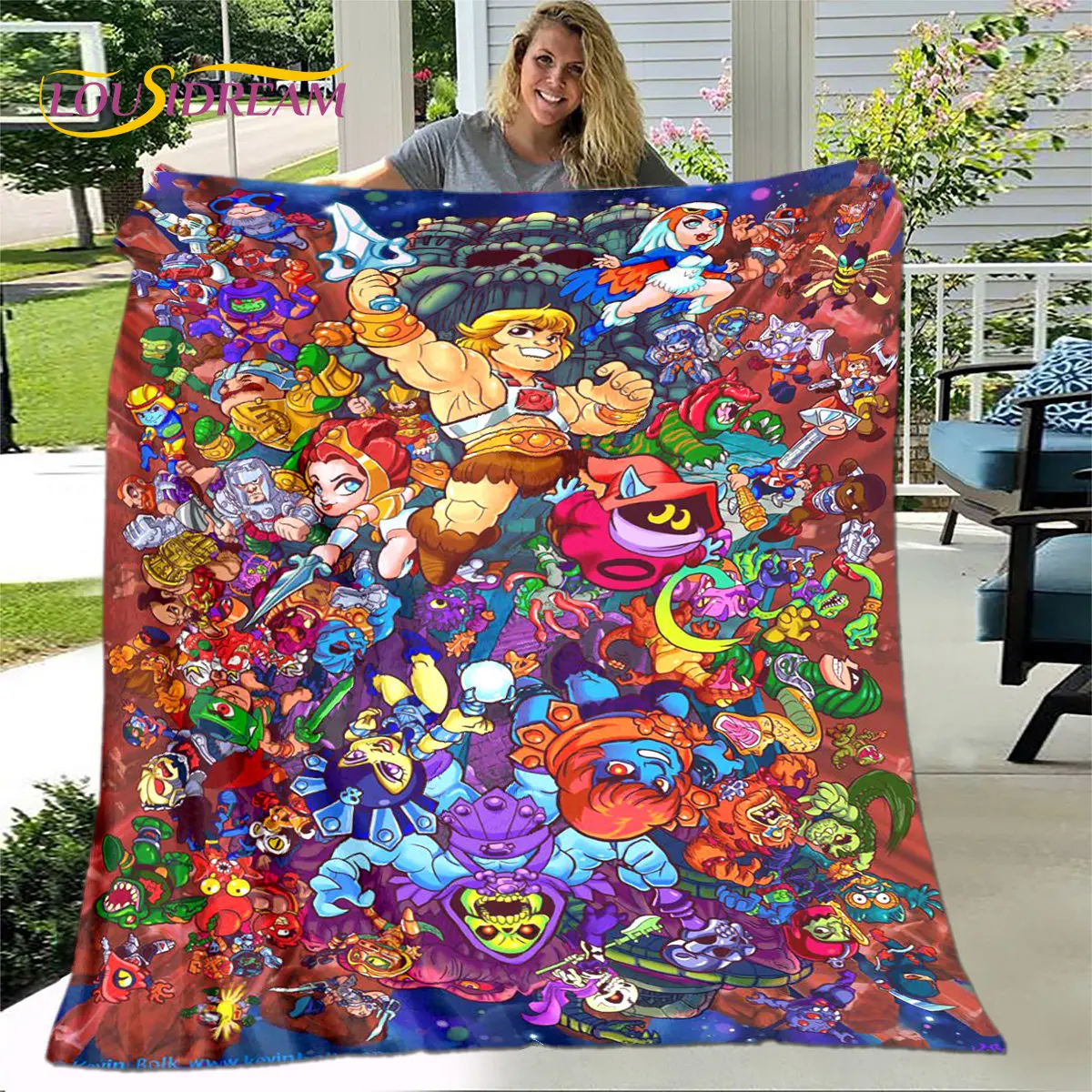 Ông Người Chủ Của Vũ Trụ, Chất Liệu Mềm Mại, Chăn, dép Nỉ Chăn Ném Chăn Cho Phòng Ngủ Phòng Khách Sofa Giường Dã Ngoại Bao