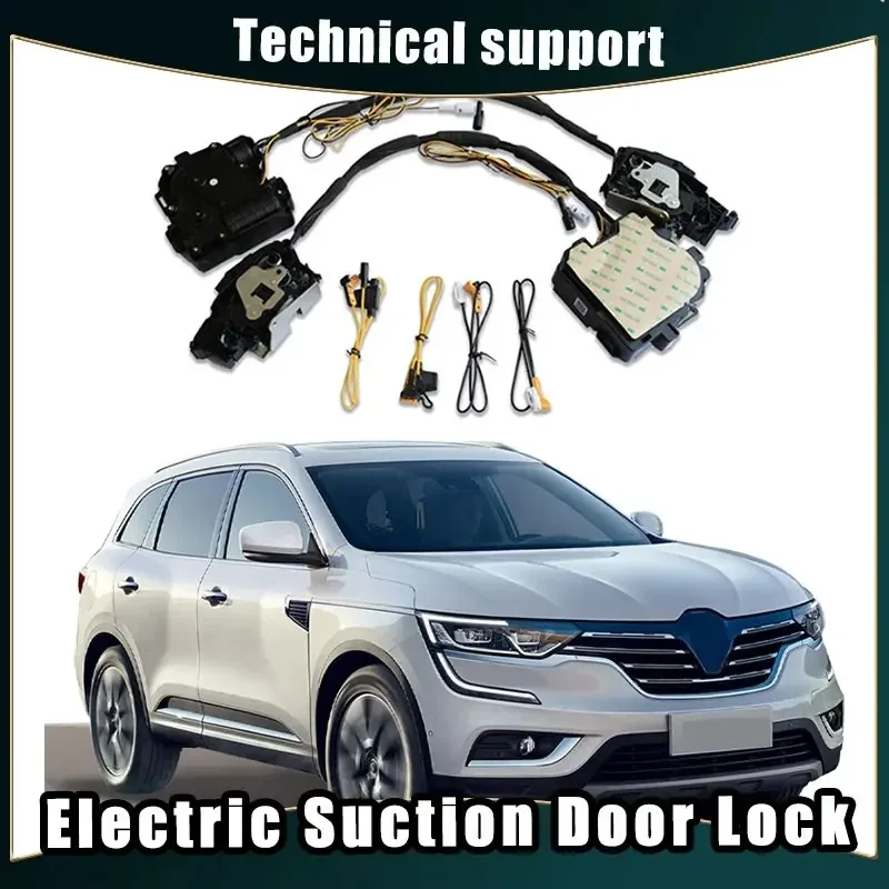 

Car Soft Close Door Latch Pass Lock Actuator Electric Absorption Suction Silence Closer For RENAULT KADJAR 2016~2023