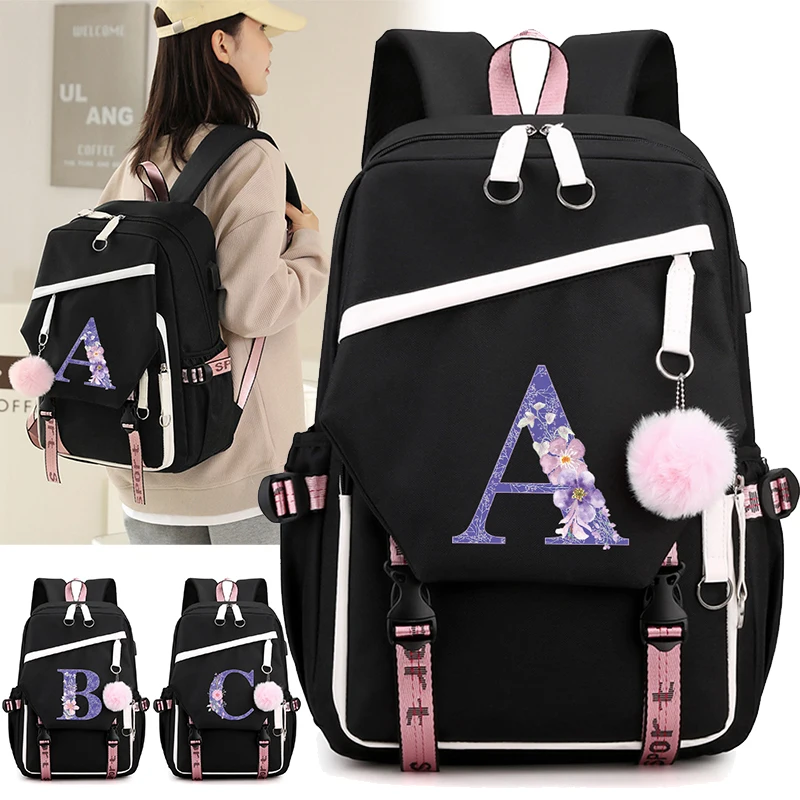 zaino-in-tela-con-stampa-di-26-lettere-inglesi-a-tema-cartone-animato-per-adolescenti-bambini-studenti-borsa-da-scuola-per-ragazze-e-donne-borsa-da-viaggio-di-grande-capacita