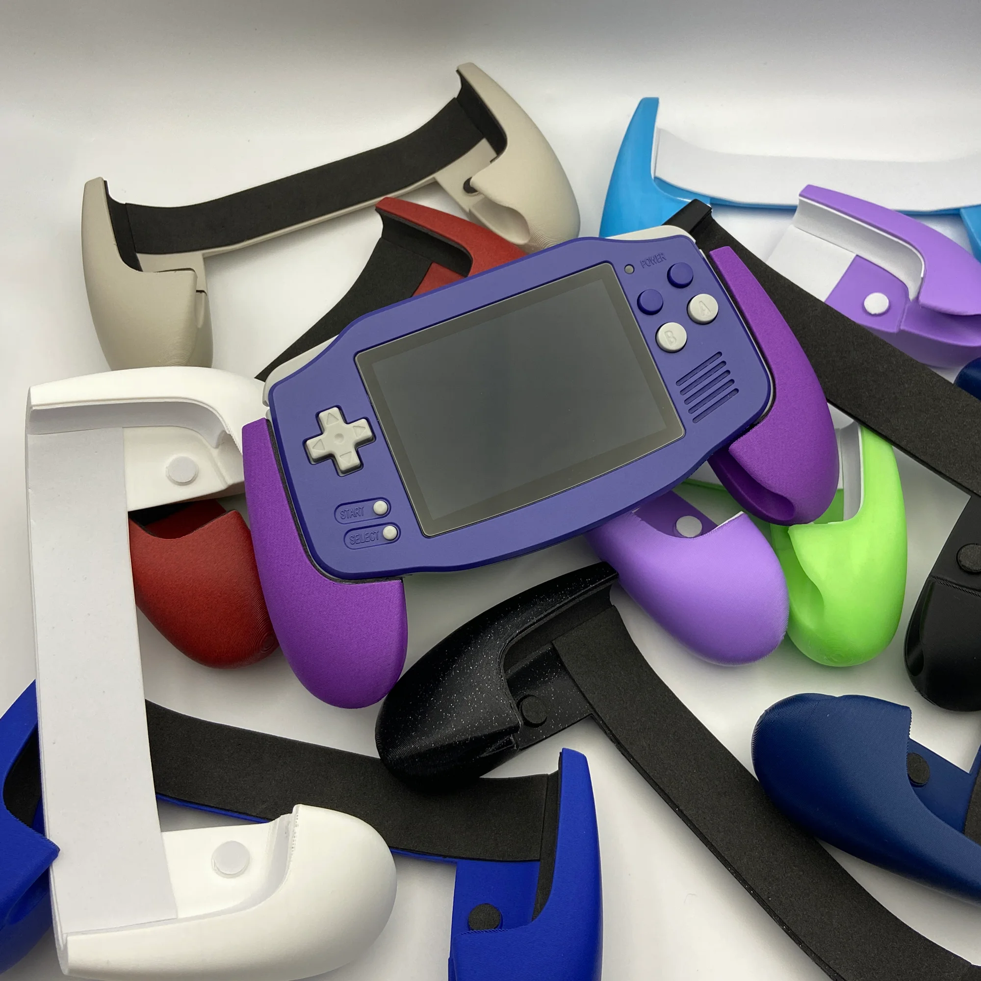 3D Printed Grip Handle For RG 34XX Accessories RG34XX Grip DIY Controller Holding Handle Ergonomic Design Comfortable Grip