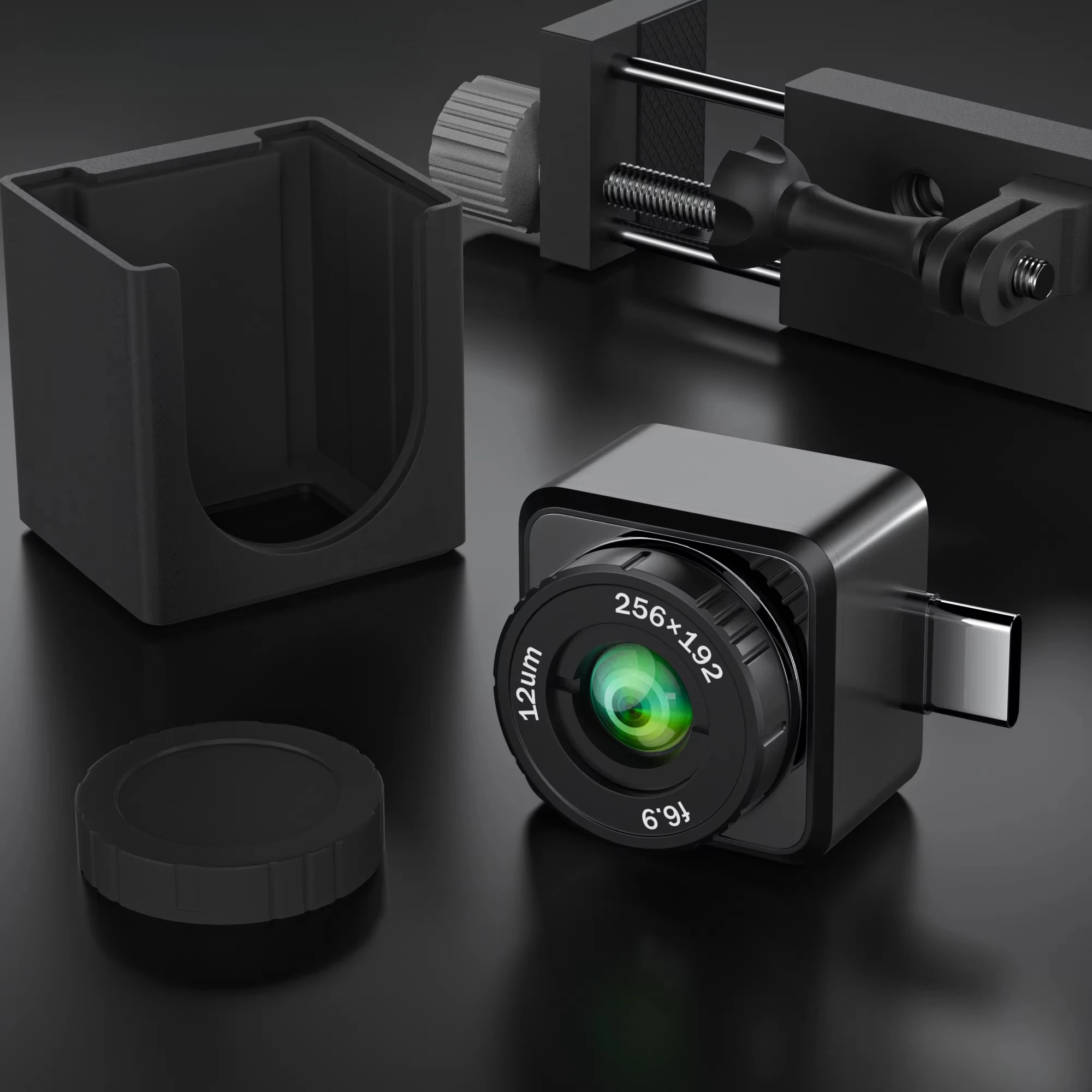 

FORWARD New Mini Thermal Infrared Imager Zoom Camera Thermal Imaging For Microscope Mobile Phone