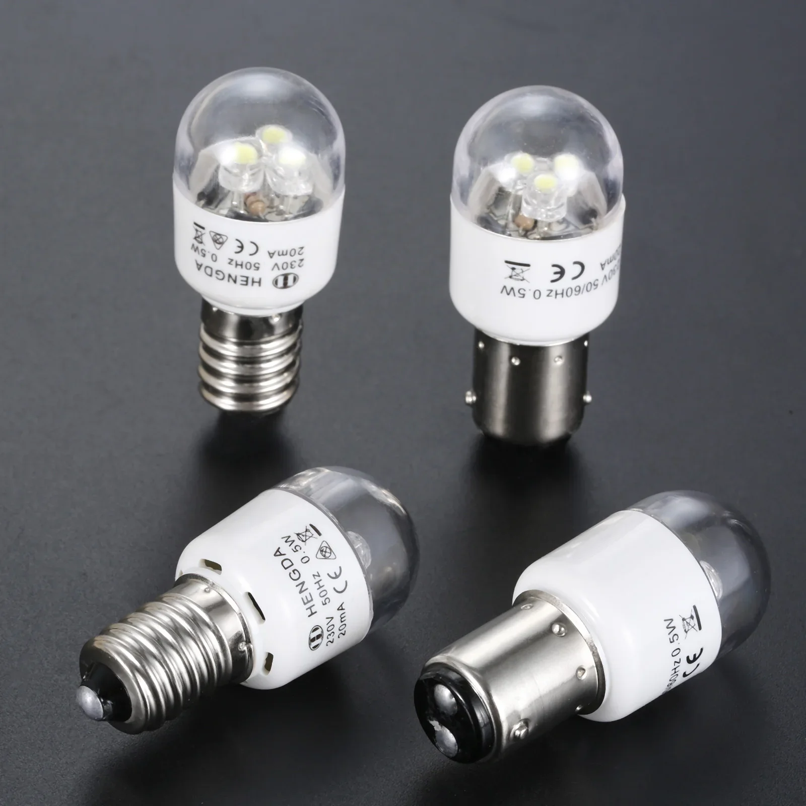 1pc Sewing LED Bulb BA15D/E14 Light Illuminate 0.5W AC 190-250W Lamp Home Sewing Machine Fits Singer Juki Pfaff Janome Brothe