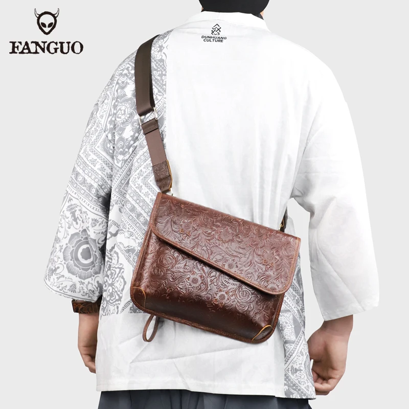 Luxury Genuine Leather Men's Clutch Bag Large Capacity Clutches Male Two Ways For Shoulder Bag / Handbag Business Handbags