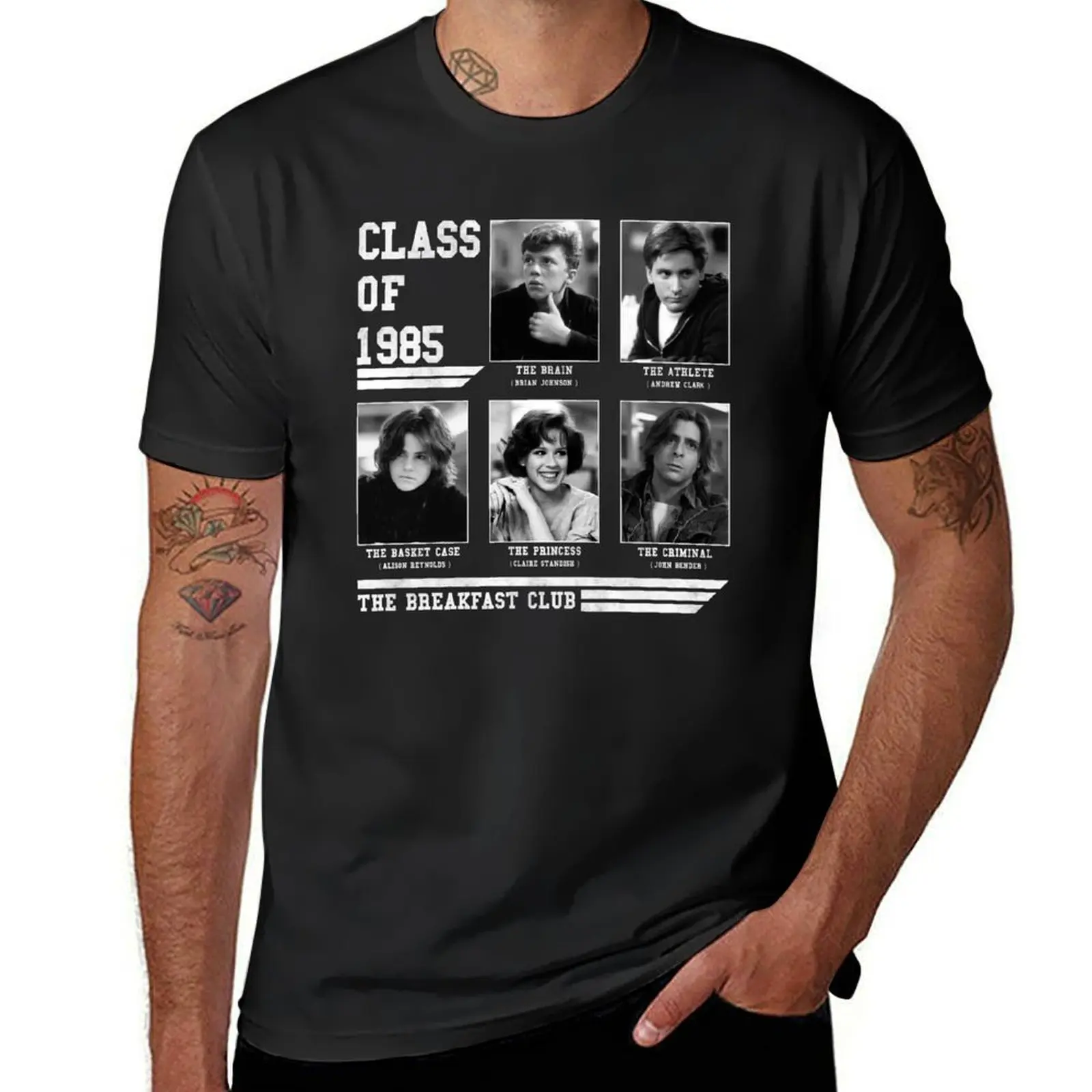 The Breakfast Club - class of 1985 T-Shirt blanks vintage boys animal print mens big and tall t shirts