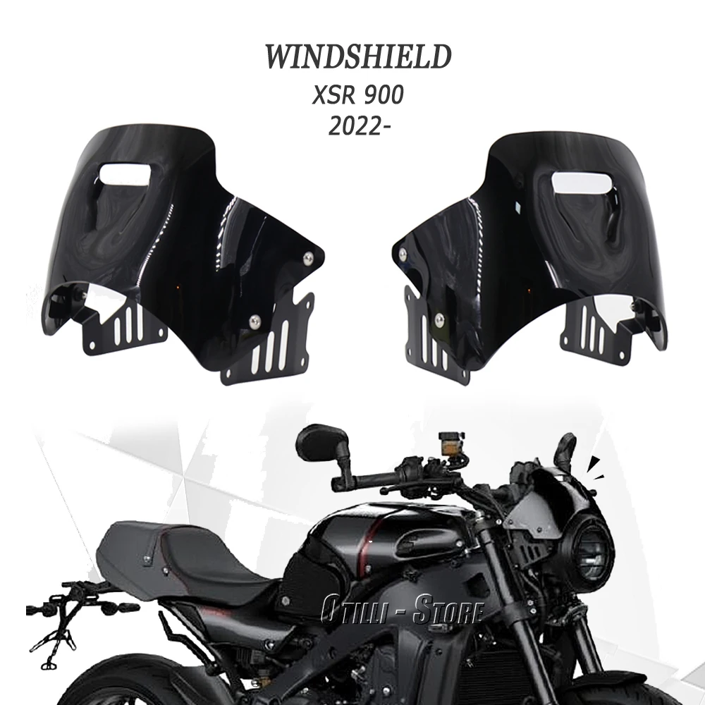 

Motorcycle WindScreen xsr900 2022 2023 Windshield Fairing Deflector Cover Wind Deflector Visor New For Yamaha XSR900 XSR 900