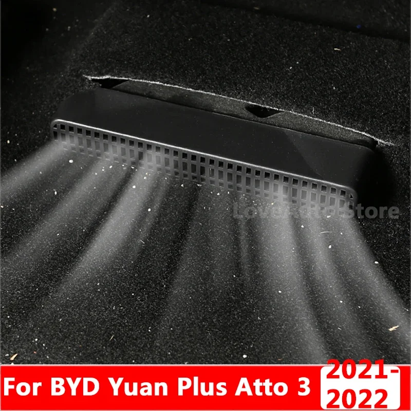 

For BYD Yuan Plus Atto 3 2021 2022 2023 Car Seat Air Conditioning Outlet Protective Cover Decoration Frame Trim Dust Accessorie