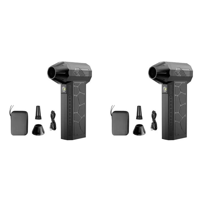 ABSJ-2X Powerful Turbo Fan High-Speed Wind Turbine Blower 130000 RPM 3 Adjustable Speed Air Duster For Car Computer Keyboard