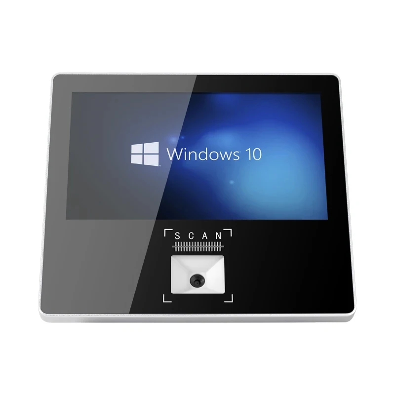 11.6 Inch Touch Screen Fixed Mount WiFi 1D 2D Barcode Scanner Android 11 Win10 Supermarket Price Checker