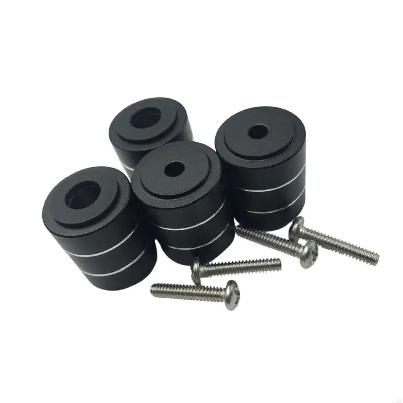 Protector suelo antideslizante para chasis PC, patas aluminio, amortiguador vibraciones, novedad 2025