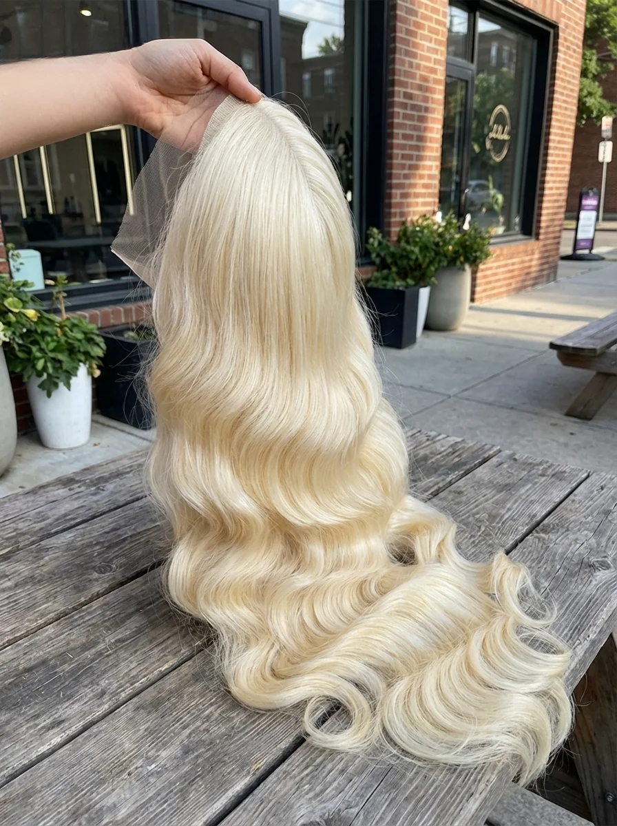 

Valuri Body Wave 613 Honey Blonde 32 Inch Lace Wig HD Transparent 13x4 Lace Front Human Hair Wigs Colored 13x6 Lace Frontal Wigs
