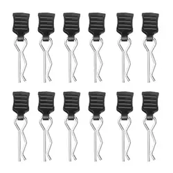 RCGOFOLLOW Body Shell Clip Pin with Fixing Metal Mount for 1/10 1/14 MJX Hyper Go MJX Hyper RC Body RC Model Toys Spare Parts