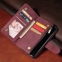 Luxury Leather Wallet UMI Z2 Special Edition Zipper For UMIDIGI Z2/Z2 Pro Case Magnetic Flip Wallet Card Stand Cover Mobile