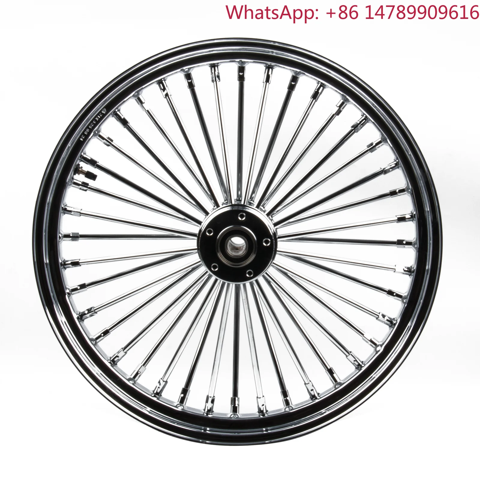 6061-T6 Aluminum AlloyNew Arrived Chrome Wheels Fat Spoke 19*3.5 Inch Design For Replace/Repair 14-26 Glide Softail Street Bob