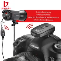 JINBEI TR-A3/TR-A9 2.4GHz Flash Trigger Transmitter Receiver with 16 Channels for Photo Studio Flash Light Portrait  Photography