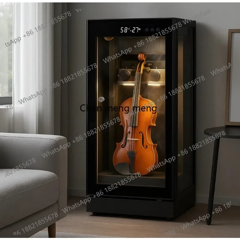 New arrive Humidity cabinet acoustic guitar humidification cabinet electric bass maintenance display intelligence