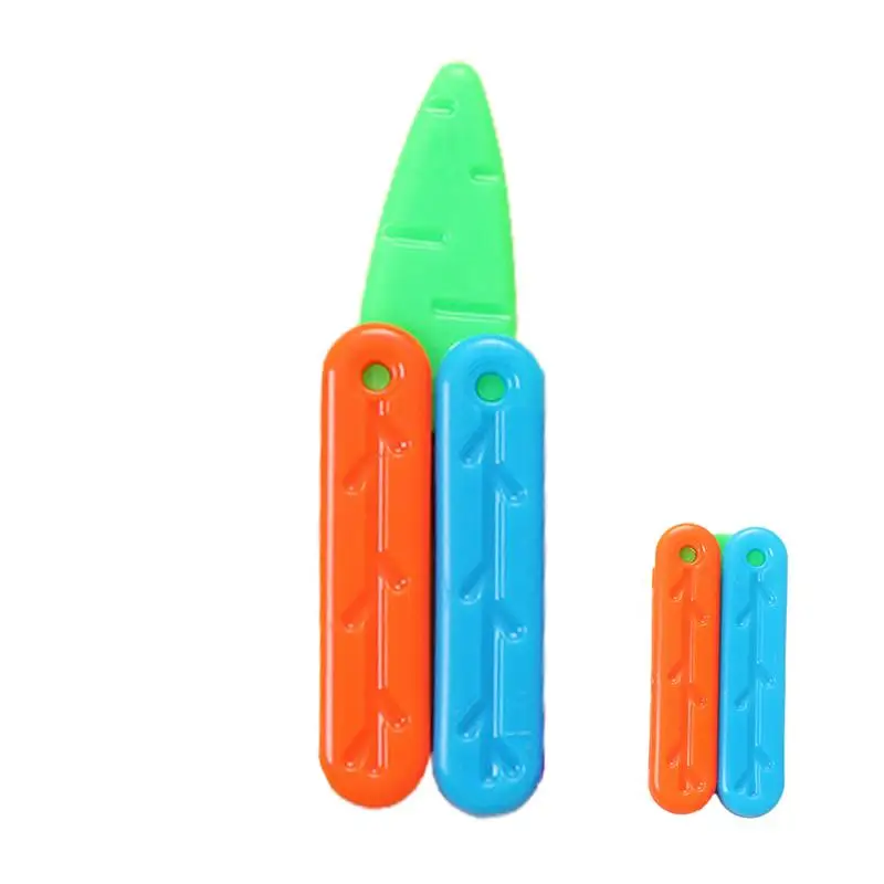 

Mini Butterfly Trainer radish knife decompresion swing Carrot cutter knives Foldable Fidget Stress reliever xmas Birthday gifts