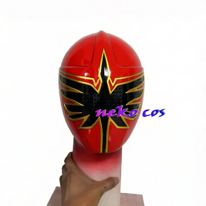 nekocos Mahou Sentai Magiranger MagiRed Helmet  Mask resin Cosplay costume Custom size view 3