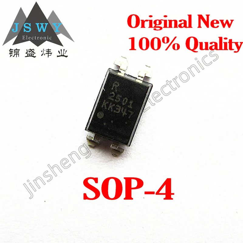 10PCS PS2501-1 PS2501L-1-F3 R2501 optoisolator chip SOP4 direct plug DIP4 100% brand new stock Free shipping