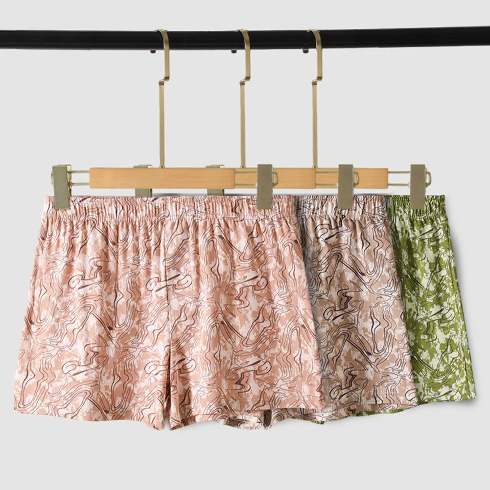 

Мужские хлопковые мягкие боксеры, свободные трусы-шорты с плоскими швами, дышащая одежда для сна, мужские трусы-боксеры