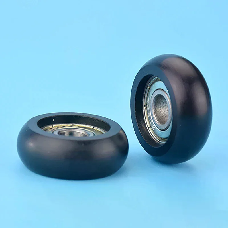 1Piece 608ZZ POM-Protected Bearing Pulley, U Groove Wire Rope Wheel Roller, Size: 8*32*12mm