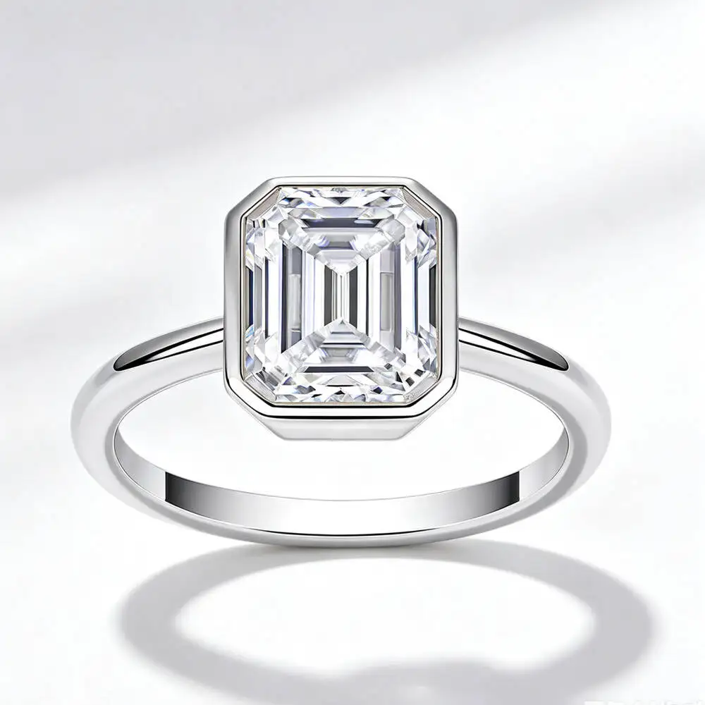 925-sterling-silver-24ct-emerald-bezel-thin-band-ring-d-vvs1-moissanite-multi-tone-minimalist-wedding-fine-jewelry-for-women