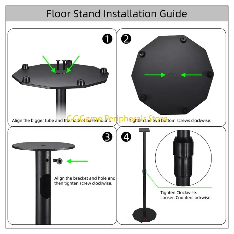 U55B Space Saving Speaker Stand Square Base Replacement For Era 300 100 Wireless Speaker Home Theater Accessories