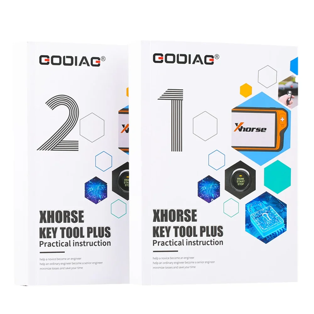 

GODIAG 2023 Key Tool Plus Practical Instruction 1&2 Two Books For Locksmith and Vehicle Maintenance Engineer
