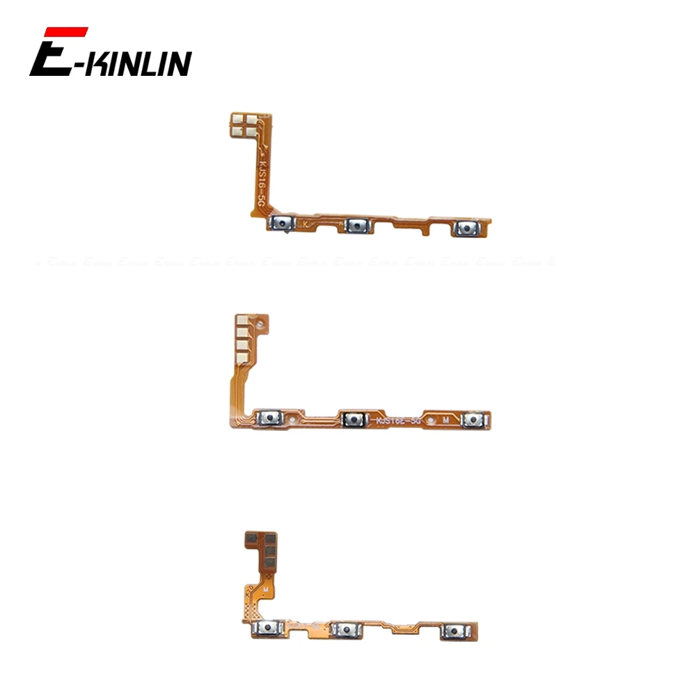 Mute Switch Power Key For Vivo V21 V21e SE V23 V25 V25e V27 V27e V29 V29e Pro Lite Volume Button Control Flex Cable Parts