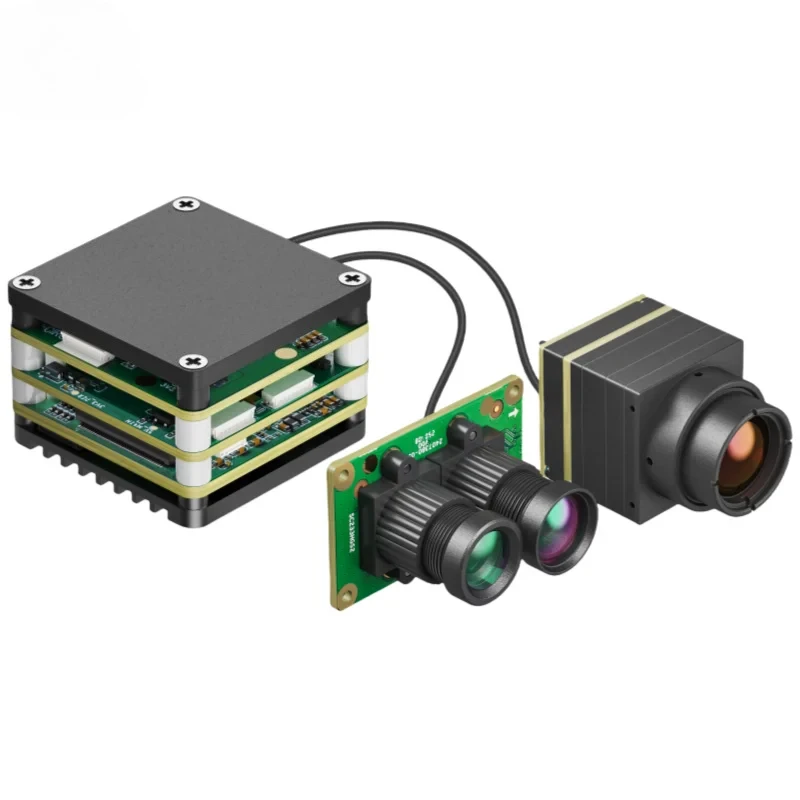 Al VisionCube FPV AI Locking Tracking System Dr-one Thermal Dual Cameras Target Lock Guidance Module Kit