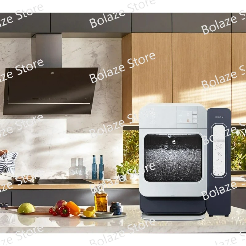 IC1501Self Cleaning Soft Crunchy Chewable Pellet Pebble Countertop Nugget Ice Maker Making Machine Household