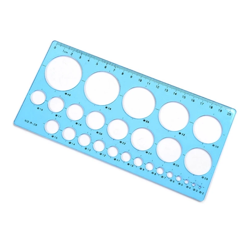 67JC Nipple Ruler Nipple Measuring Card Breast Flange Circle Ruler Sizing Ruler