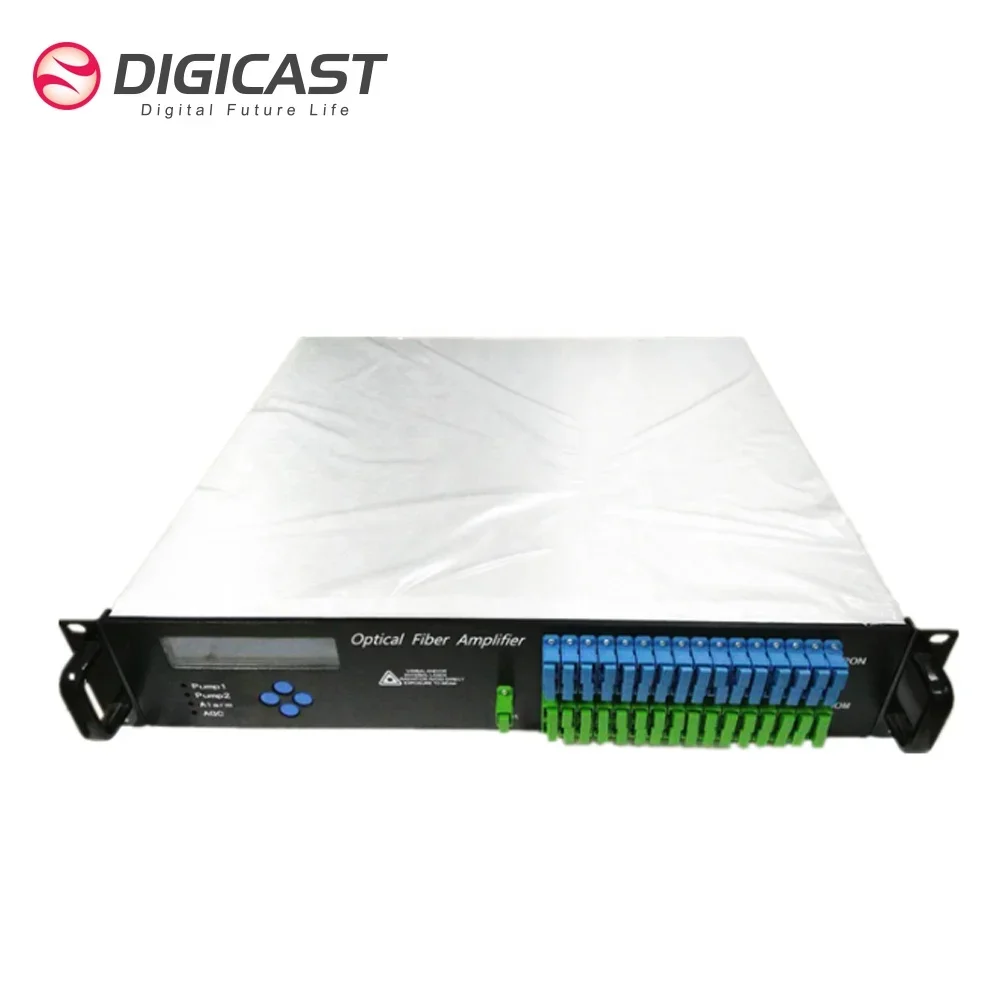 DIGICAST 32 порта EDFA 1550 нм WDM 23 дБм 22 дБм 20 дБм для FTTH с PON