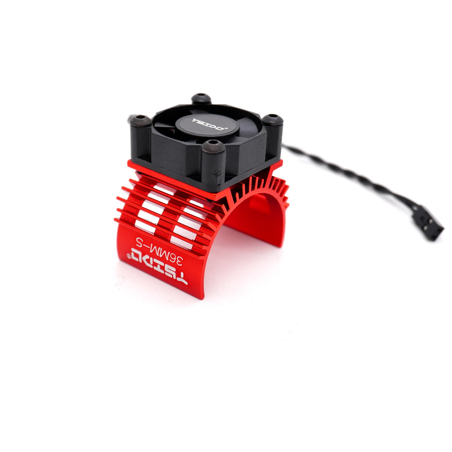 RC Auto Onderdelen 30MM 36MM-SV 36MM-EV 40-42MM Dubbele Koelventilatoren Heatsink voor Hobbywing Traxxas Axiale Redcat Wltoys RC Auto Motor - afbeelding 1