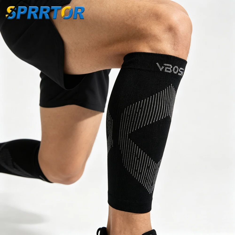 1PCS Calf Compression Sleeves for Men Women, Footless Leg Compression Socks for Running, Shin Splints,Varicose Veins,Pain Relief