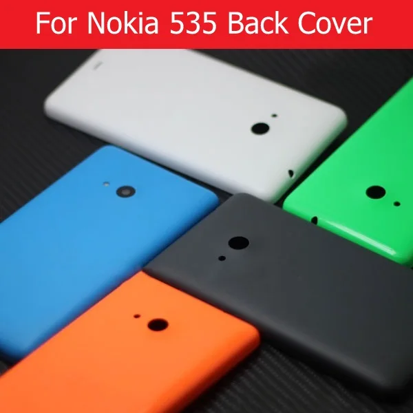Новая задняя крышка для Microsoft lumia nokia 535, задняя крышка для nokia 535, корпус батарейного отсека, чехол без логотипа