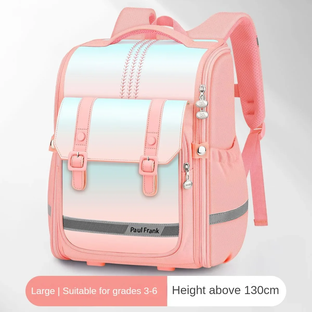 Internet Celebrity Gradient Schoolbag Spine Protector and Load-reducing Children's Large-capacity Shoulders 어린이 가방