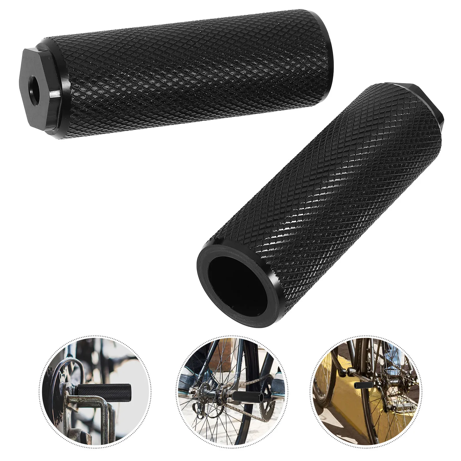 

Rear Pedal Bike Foot Peg Aluminum Alloy Cylinder Detachable Cycling Bicycles Compact