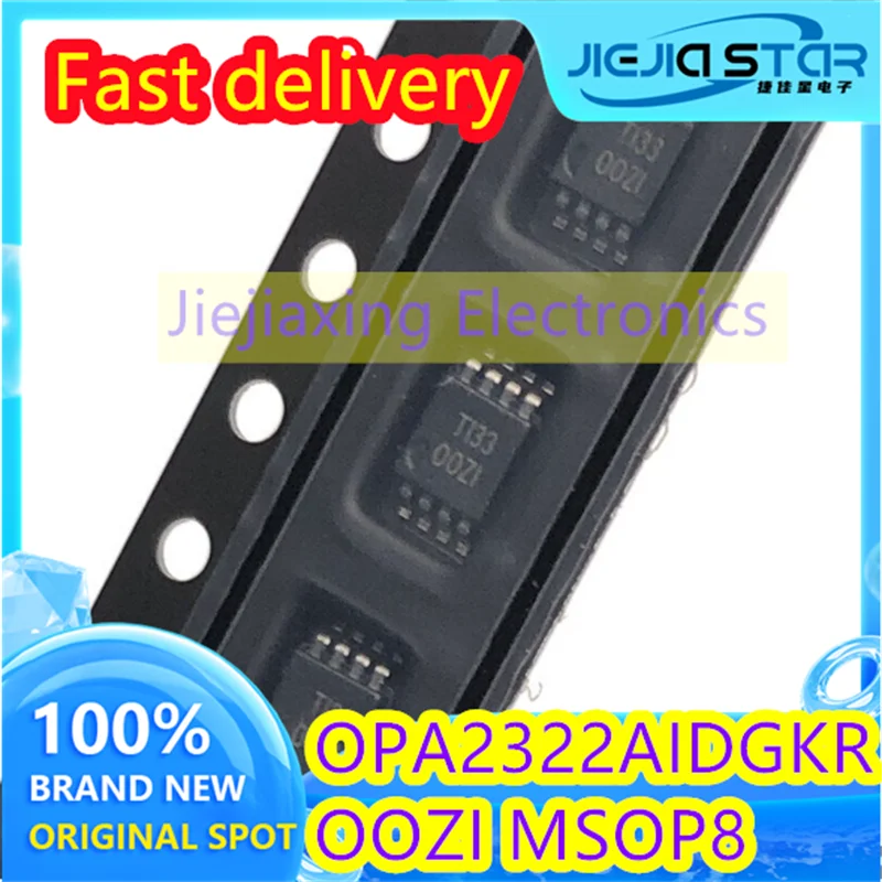 (3/20pieces) OPA2322AIDGKR OPA2322 Parts Identification 00ZI OOZI MSOP8 Operational and Shutdown Amplifier Chip 100% Brand New