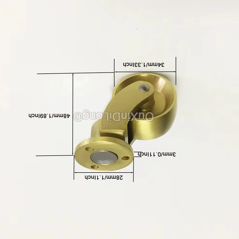 4PCS Heavy Pure Brass Universal Furniture Casters Table Chair Sofa Smoothly Moving Wheels Furniture Runners Rollers Z531
