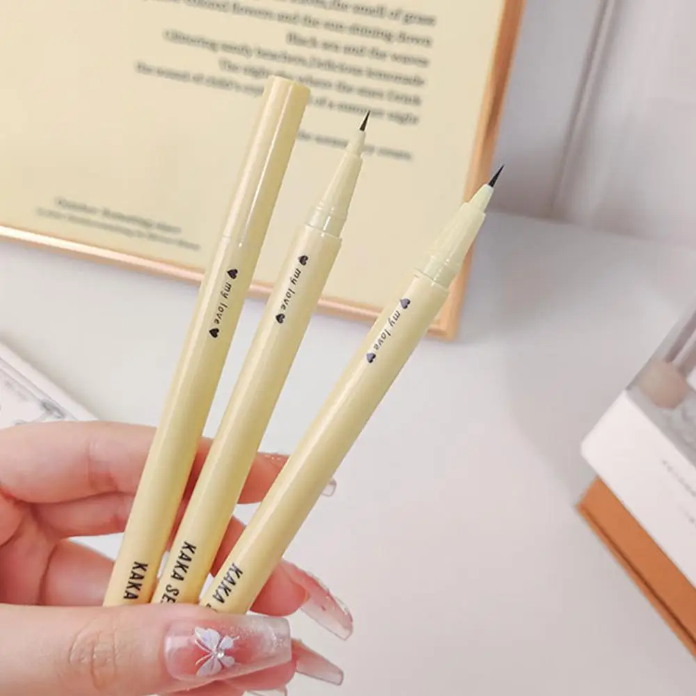Długotrwały, odporny na rozmazywanie, ultracienki eyeliner w pisaku, wodoodporny eyeliner w płynie, idealny dla początkujących, odporny na pot eyeliner do makijażu J5Y6