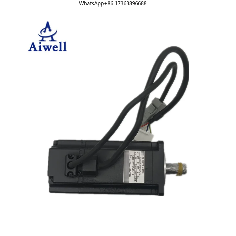 

Новый серводвигатель переменного тока YASKAWA SGMAH-04AAA21, 200В, 400Вт