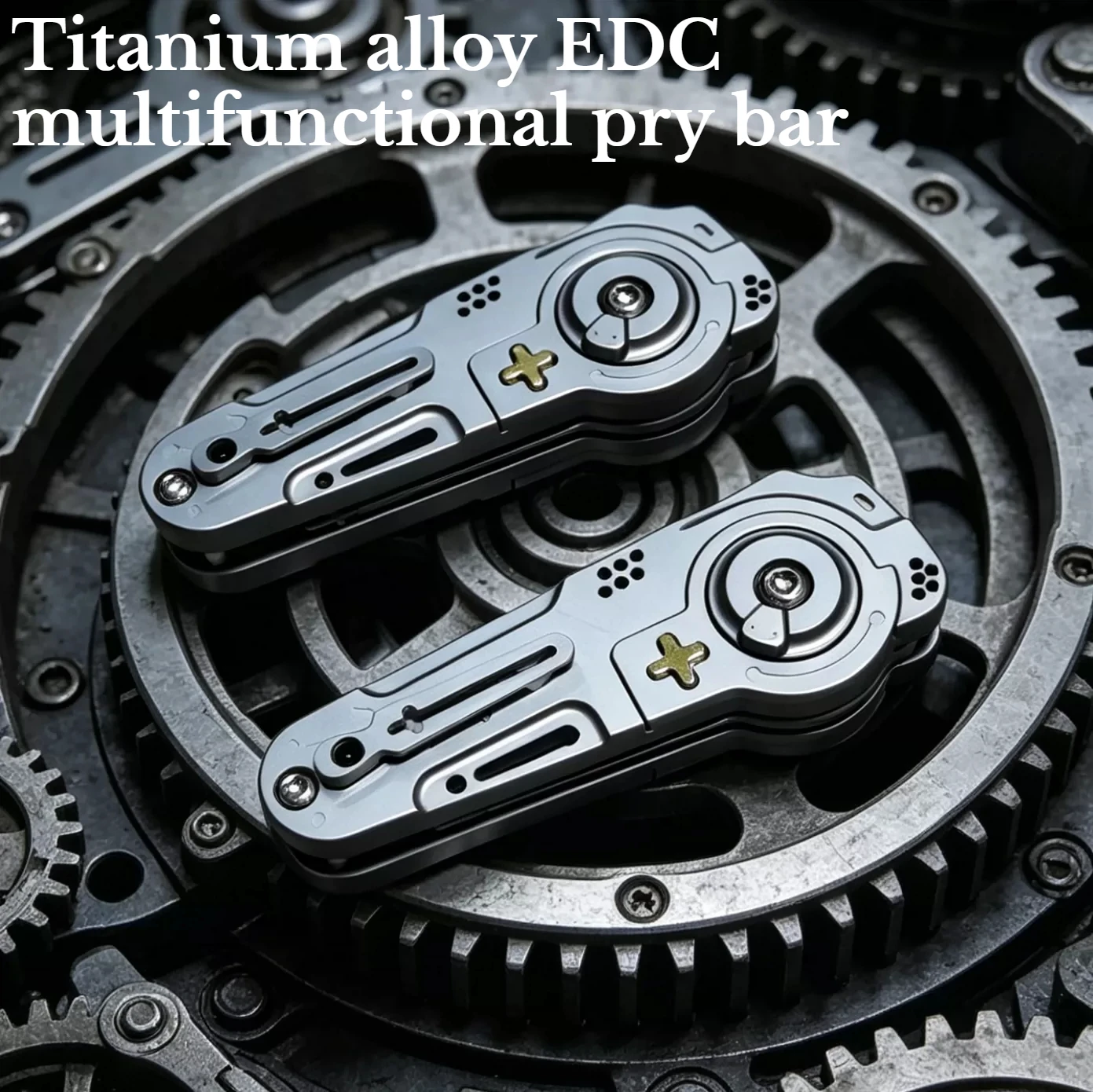NEW High Quality Outdoor Multifunctional EDC Pry Bar Titanium Alloy Portable Self-defense Multi-purpose Tool