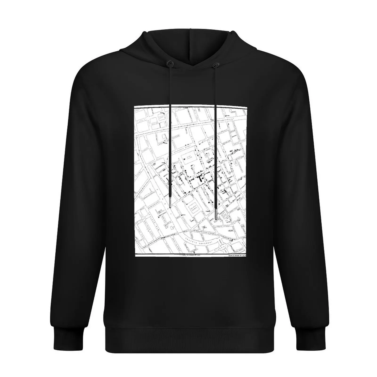 

John Snow's Cholera Map Hoodie japanese style korean clothes graphic t shirts men mens clothes tracksuit men
