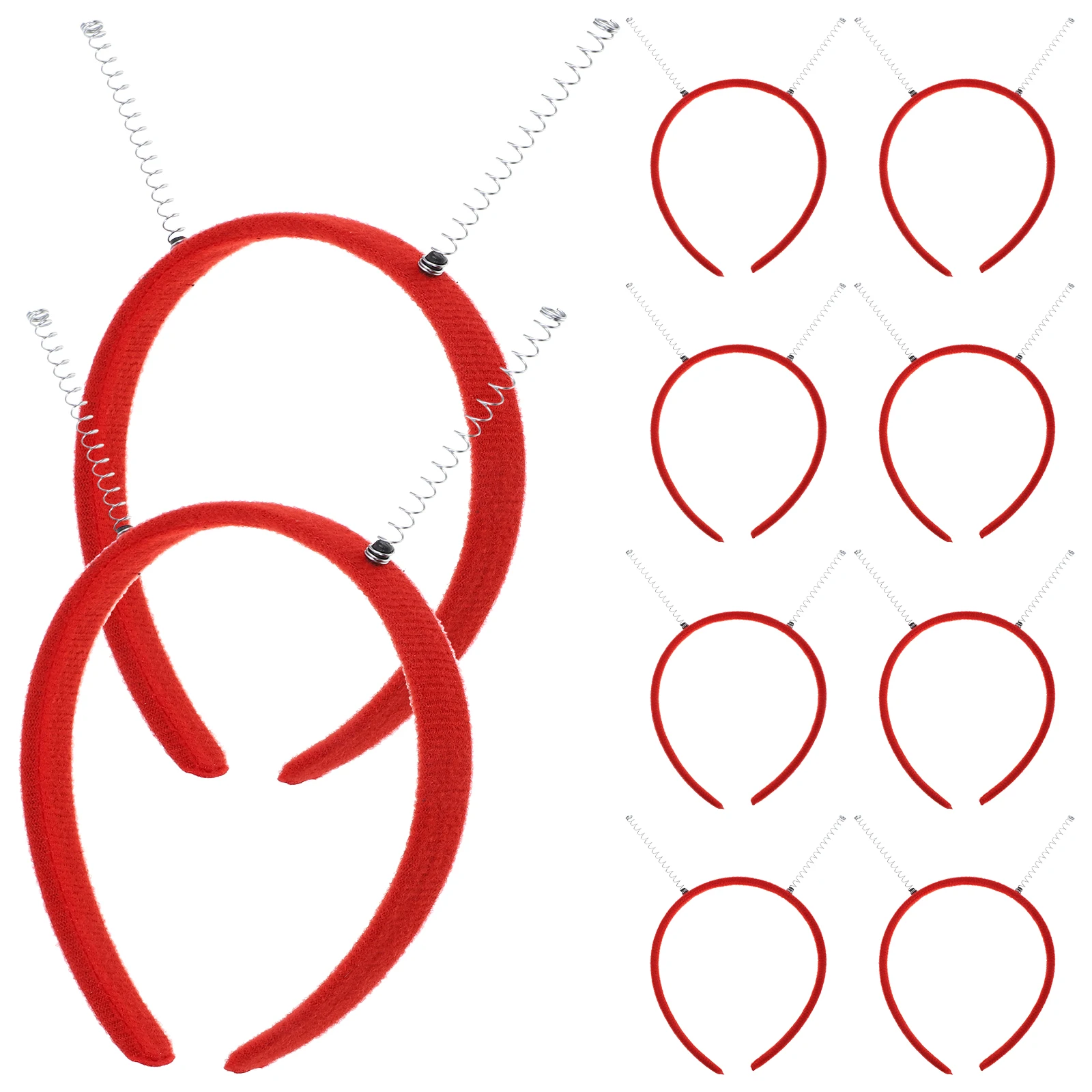 

10Pcs Spring Headband Diy Spring Antenna Headband Accessories Fun Hair Alien Boppers Costume Party Hairbands for Halloween Decor