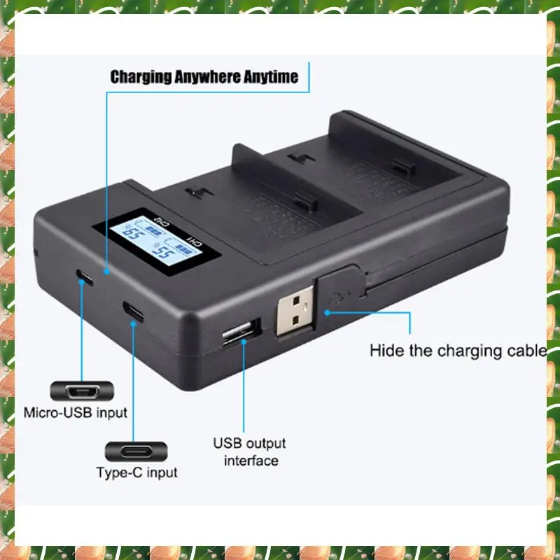 

JAJA NP-F970 Digital Battery Charger For Sony Camera F750 F990 Fill Light 2500C Charger