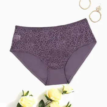 Beauwear meia transparente respirável calcinha de renda para mulher plus size roupa interior lingerie sexy 0xl 1xl 2xl 3xl 4xl 5xl-7121 # P P