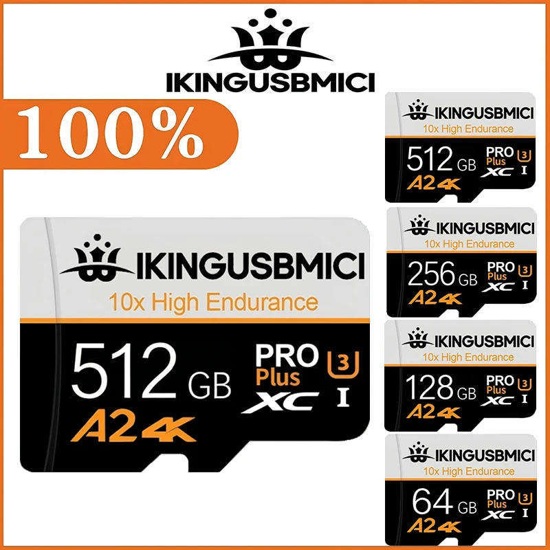 128GB 32GB 512GB Best Micro TF SD Card TF Cards SD Cards Memory Card 8K for Drone/Surveillance/Gaming Console/PC Mac/Dashcam